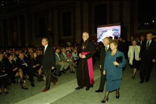 Intervento del Presidente della Repubblica alla cerimonia di Benedizione della facciata della Basilica di San Pietro in Vaticano presieduta da Sua Santità Giovanni Paolo II
