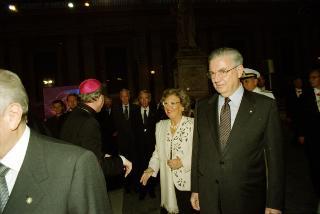 Intervento del Presidente della Repubblica alla cerimonia di Benedizione della facciata della Basilica di San Pietro in Vaticano presieduta da Sua Santità Giovanni Paolo II
