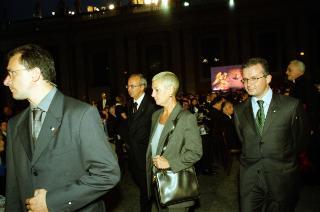 Intervento del Presidente della Repubblica alla cerimonia di Benedizione della facciata della Basilica di San Pietro in Vaticano presieduta da Sua Santità Giovanni Paolo II