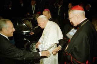Intervento del Presidente della Repubblica alla cerimonia di Benedizione della facciata della Basilica di San Pietro in Vaticano presieduta da Sua Santità Giovanni Paolo II