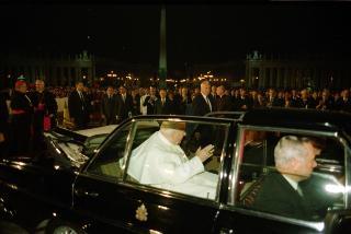 Intervento del Presidente della Repubblica alla cerimonia di Benedizione della facciata della Basilica di San Pietro in Vaticano presieduta da Sua Santità Giovanni Paolo II