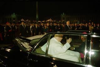 Intervento del Presidente della Repubblica alla cerimonia di Benedizione della facciata della Basilica di San Pietro in Vaticano presieduta da Sua Santità Giovanni Paolo II