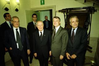 Visita del Presidente della Repubblica Carlo Azeglio Ciampi alla città di Milano