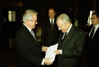 Incontro con S.E. il Signor Serban Stati, nuovo Ambasciatore della Repubblica di Romania: presentazione delle Lettere Credenziali