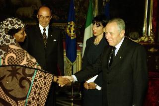 Incontro con S.E. la Signora Rachel R. Mathabo Ntsinyi, nuovo Ambasciatore del Regno del Lesotho: presentazione delle Lettere Credenziali