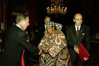 Incontro con S.E. la Signora Rachel R. Mathabo Ntsinyi, nuovo Ambasciatore del Regno del Lesotho: presentazione delle Lettere Credenziali