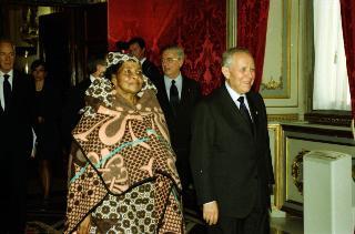 Incontro con S.E. la Signora Rachel R. Mathabo Ntsinyi, nuovo Ambasciatore del Regno del Lesotho: presentazione delle Lettere Credenziali