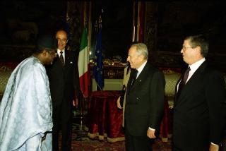 Incontro con S.E. il Signor Ibrahim Bocar Daga, nuovo Ambasciatore della Repubblica del Mali: presentazione delle Lettere Credenziali