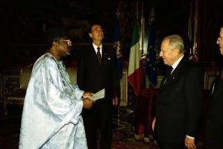 Incontro con S.E. il Signor Ibrahim Bocar Daga, nuovo Ambasciatore della Repubblica del Mali: presentazione delle Lettere Credenziali