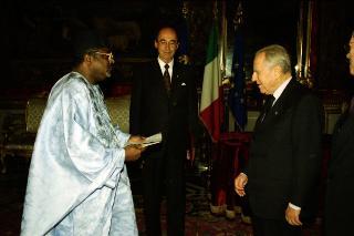 Incontro con S.E. il Signor Ibrahim Bocar Daga, nuovo Ambasciatore della Repubblica del Mali: presentazione delle Lettere Credenziali