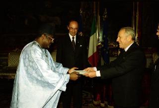 Incontro con S.E. il Signor Ibrahim Bocar Daga, nuovo Ambasciatore della Repubblica del Mali: presentazione delle Lettere Credenziali