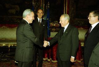 Incontro con S.E. il Signor Aziz Mekouar, nuovo Ambasciatore del Regno del Marocco: presentazione delle Lettere Credenziali