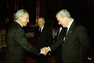 Incontro con S.E. il Signor Aziz Mekouar, nuovo Ambasciatore del Regno del Marocco: presentazione delle Lettere Credenziali