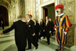 Visita ufficiale del Presidente della Repubblica Ciampi alla Santa Sede (Città' del Vaticano, Roma)
