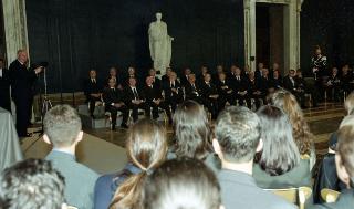 Cerimonia di consegna delle insegne di Cavaliere dell'Ordine &quot;Al Merito del Lavoro&quot; ai Cavalieri del Lavoro nominati il 2 giugno 1999