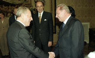 Incontro con  Incontro con il Presidente della Repubblica Slovacca, Signor Rudolf Schuster