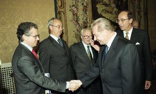 Incontro con  Incontro con il Presidente della Repubblica Slovacca, Signor Rudolf Schuster