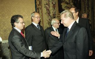 Incontro con  Incontro con il Presidente della Repubblica Slovacca, Signor Rudolf Schuster