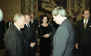 Incontro con  Incontro con il Presidente della Repubblica Slovacca, Signor Rudolf Schuster