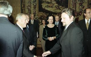 Incontro con  Incontro con il Presidente della Repubblica Slovacca, Signor Rudolf Schuster