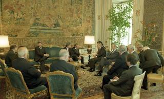 Incontro con  Incontro con il Presidente della Repubblica Slovacca, Signor Rudolf Schuster