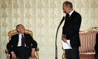 Incontro con l'Amm. Angelo Mariani, Segretario generale del Consiglio supremo di difesa, Presidente Nazionale della Lega Navale Italiana, con gli Organi Direttivi dell'Ente