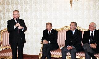 Incontro con l'Amm. Angelo Mariani, Segretario generale del Consiglio supremo di difesa, Presidente Nazionale della Lega Navale Italiana, con gli Organi Direttivi dell'Ente
