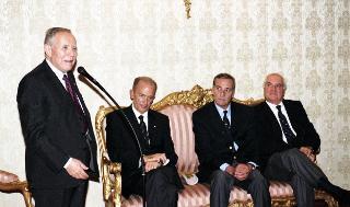 Incontro con l'Amm. Angelo Mariani, Segretario generale del Consiglio supremo di difesa, Presidente Nazionale della Lega Navale Italiana, con gli Organi Direttivi dell'Ente