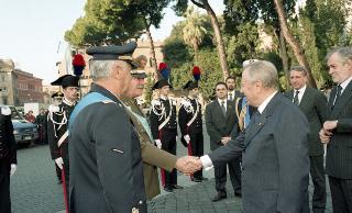 Deposizione di una corona d'alloro, da parte del Presidente della Repubblica, all'Altare della Patria ed al Mausoleo Ardeatino, in occasione del Giorno dell'Unità Nazionale e Festa delle Forze Armate