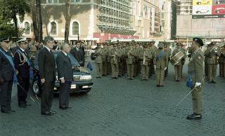 Deposizione di una corona d'alloro, da parte del Presidente della Repubblica, all'Altare della Patria ed al Mausoleo Ardeatino, in occasione del Giorno dell'Unità Nazionale e Festa delle Forze Armate