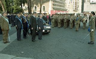 Deposizione di una corona d'alloro, da parte del Presidente della Repubblica, all'Altare della Patria ed al Mausoleo Ardeatino, in occasione del Giorno dell'Unità Nazionale e Festa delle Forze Armate