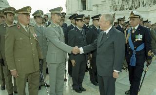 Deposizione di una corona d'alloro, da parte del Presidente della Repubblica, all'Altare della Patria ed al Mausoleo Ardeatino, in occasione del Giorno dell'Unità Nazionale e Festa delle Forze Armate