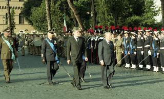 Deposizione di una corona d'alloro, da parte del Presidente della Repubblica, all'Altare della Patria ed al Mausoleo Ardeatino, in occasione del Giorno dell'Unità Nazionale e Festa delle Forze Armate