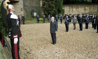 Deposizione di una corona d'alloro, da parte del Presidente della Repubblica, all'Altare della Patria ed al Mausoleo Ardeatino, in occasione del Giorno dell'Unità Nazionale e Festa delle Forze Armate