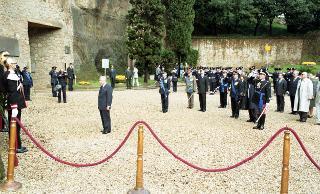Deposizione di una corona d'alloro, da parte del Presidente della Repubblica, all'Altare della Patria ed al Mausoleo Ardeatino, in occasione del Giorno dell'Unità Nazionale e Festa delle Forze Armate