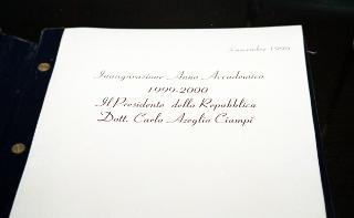 Intervento del Presidente della Repubblica alla cerimonia di inaugurazione dell'Anno Accademico 1999-2000 dell'Accademia Aeronautica di Pozzuoli