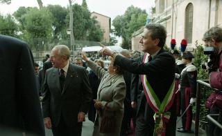 Visita del Presidente della Repubblica Carlo Azeglio Ciampi alla Città di Roma
