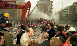 Visita del Presidente della Repubblica a Foggia in occasione del crollo del Palazzo