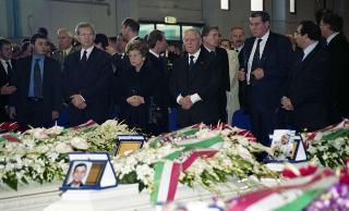Intervento del Presidente della Repubblica ai funerali delle vittime del crollo dell'edificio di viale Giotto, Foggia