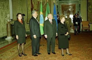 Incontro e successiva colazione in onore del Presidente della Repubblica Federativa del Brasile e della Signora Cardoso