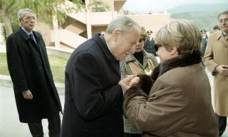 Omaggio alla Salma dell'On. Nilde Iotti, presso la camera ardente, Palazzo Montecitorio