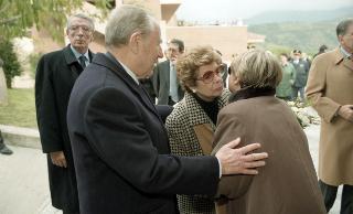 Omaggio alla Salma dell'On. Nilde Iotti, presso la camera ardente, Palazzo Montecitorio