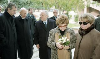 Omaggio alla Salma dell'On. Nilde Iotti, presso la camera ardente, Palazzo Montecitorio
