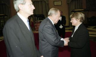 Omaggio alla Salma dell'On. Nilde Iotti, presso la camera ardente, Palazzo Montecitorio
