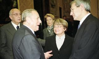Omaggio alla Salma dell'On. Nilde Iotti, presso la camera ardente, Palazzo Montecitorio