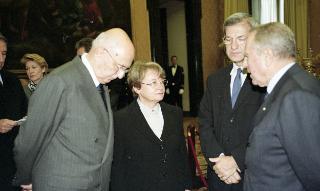 Omaggio alla Salma dell'On. Nilde Iotti, presso la camera ardente, Palazzo Montecitorio