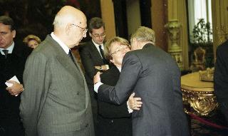 Omaggio alla Salma dell'On. Nilde Iotti, presso la camera ardente, Palazzo Montecitorio
