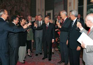 Incontro del Presidente Ciampi con i Consiglieri, in occasione dell'anniversario del suo insediamento
