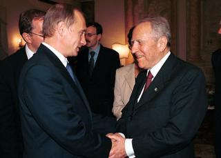 Incontro del Presidente Ciampi con il Presidente della Federazione Russa Vladimir Putin