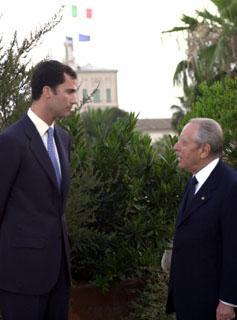 Il Presidente Ciampi con S.A.R. il Principe delle Asturie